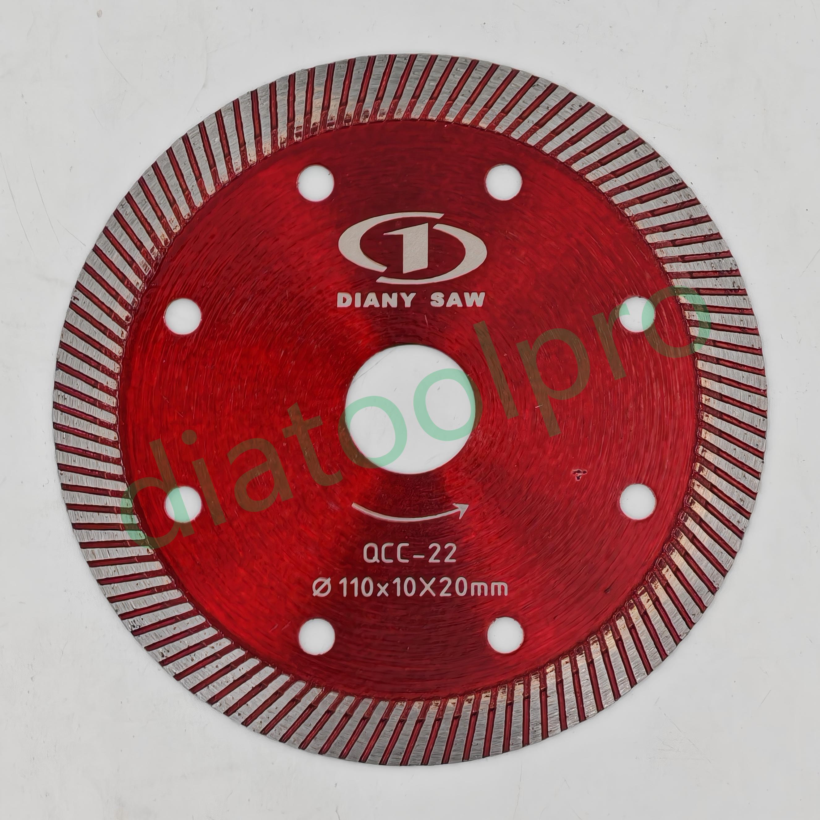 QCC 22 diamond turbo ceramic porelain blade