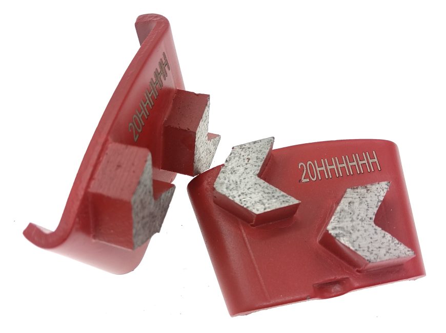 Htc concrete floor grinding diamond tools quick change system