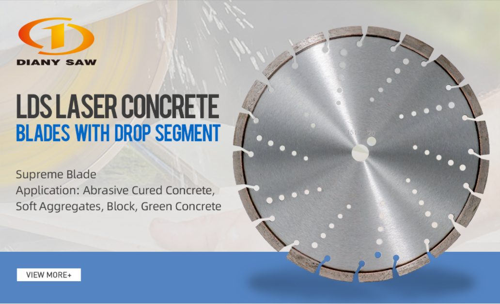 Lds laser dry cutting blades for concrete and asphalt
