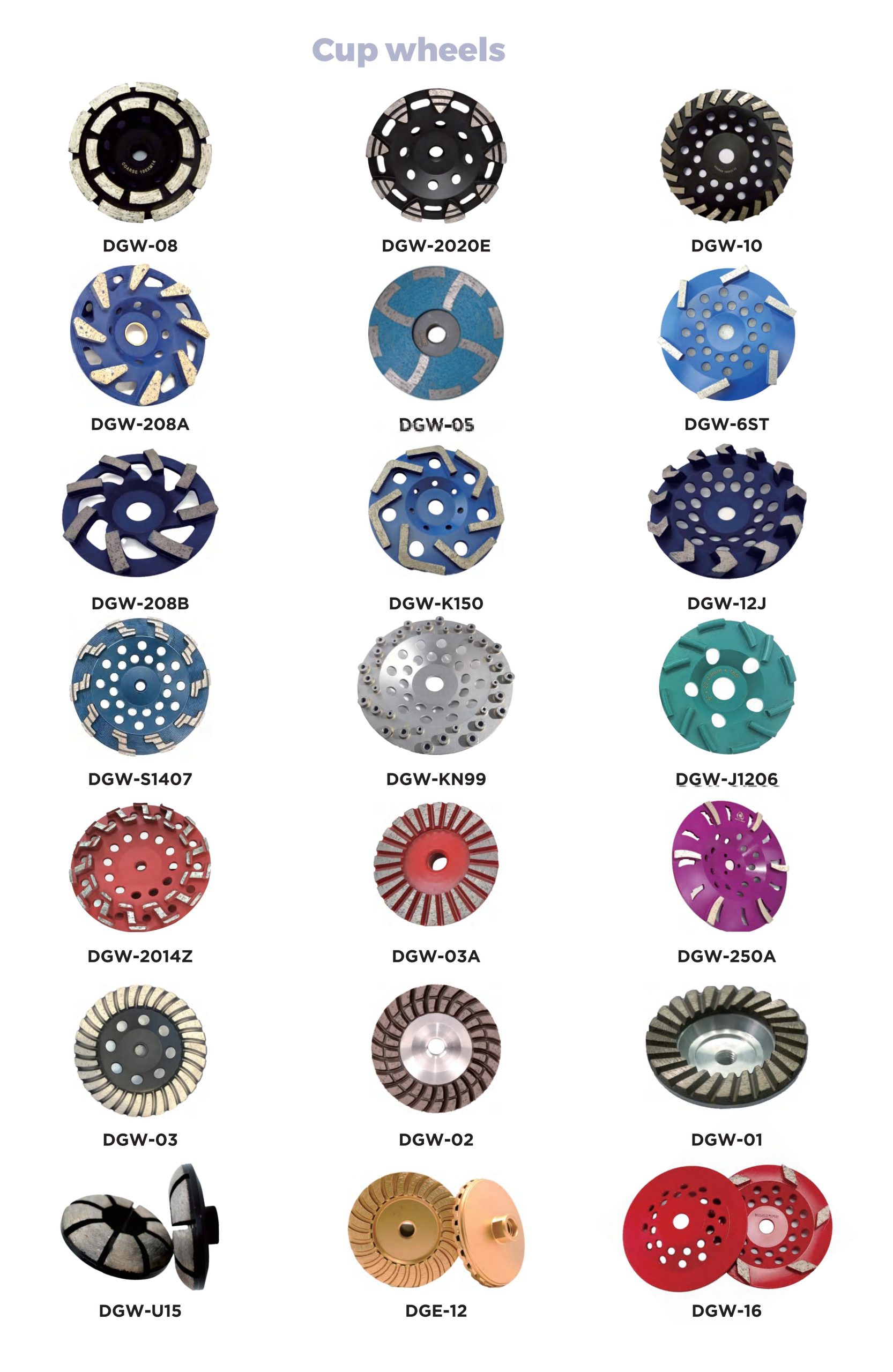 Diamond Cup Wheels For Grinding Concrete Floor 5/8"-11