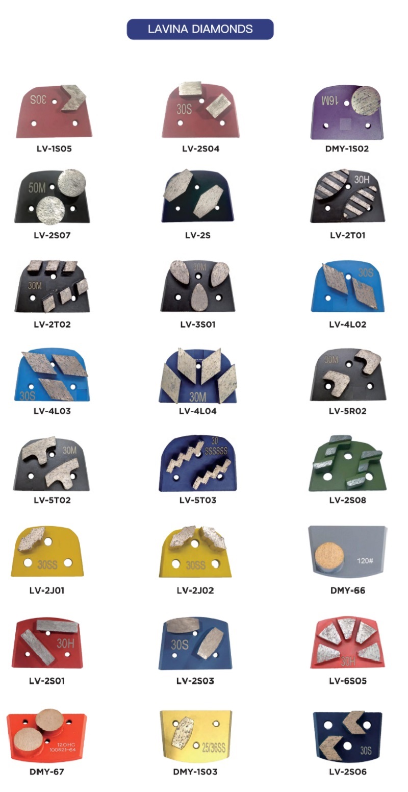 Lavina concrete floor grinding diamonds tool