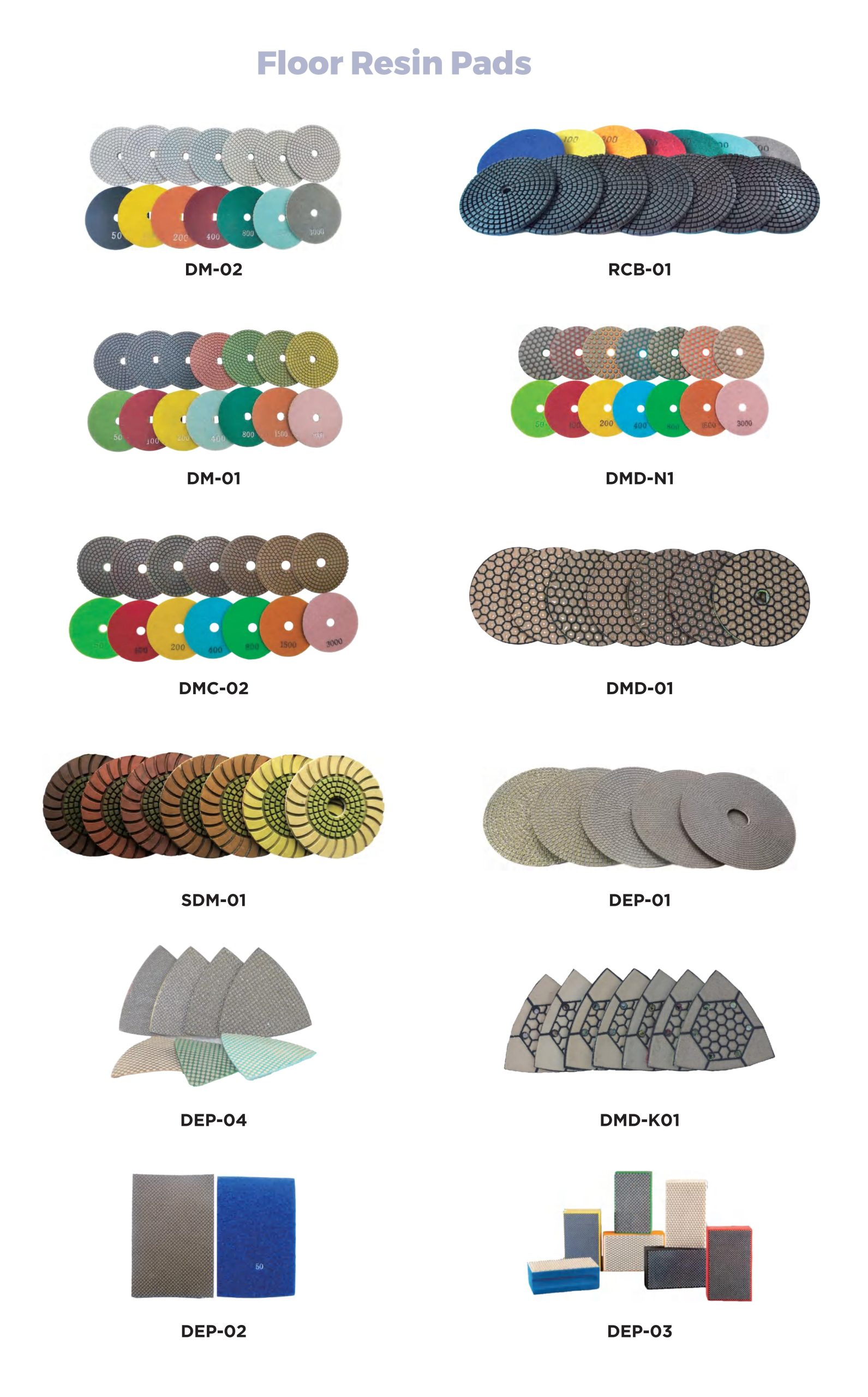 Resin copper bond polishing pads 04