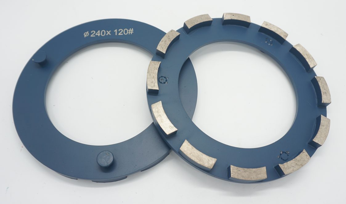 round concrete floor grinding diamonds ring