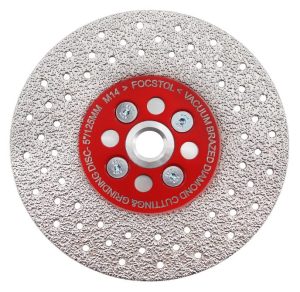 Vacuum brazed blade M14 5/8"-11