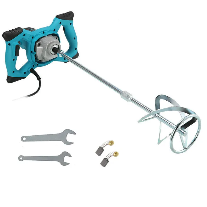 Hot Selling 1200W Industrial Electric Cement Mixer 1200mm Handheld Adjustable Speed Paint Mixing Machine Power Tools