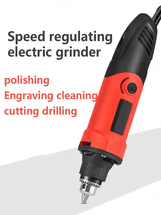220V Variable Speed Electric Drill Engraver Industrial Mini Grinder Rotary Tool for Grinding Cutting Wood Carving Sanding