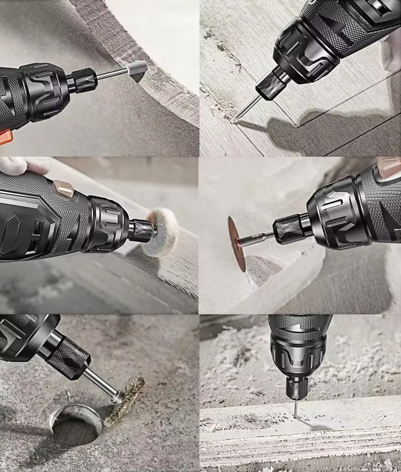 220V Variable Speed Electric Drill Engraver Industrial Mini Grinder Rotary Tool for Grinding Cutting Wood Carving Sanding