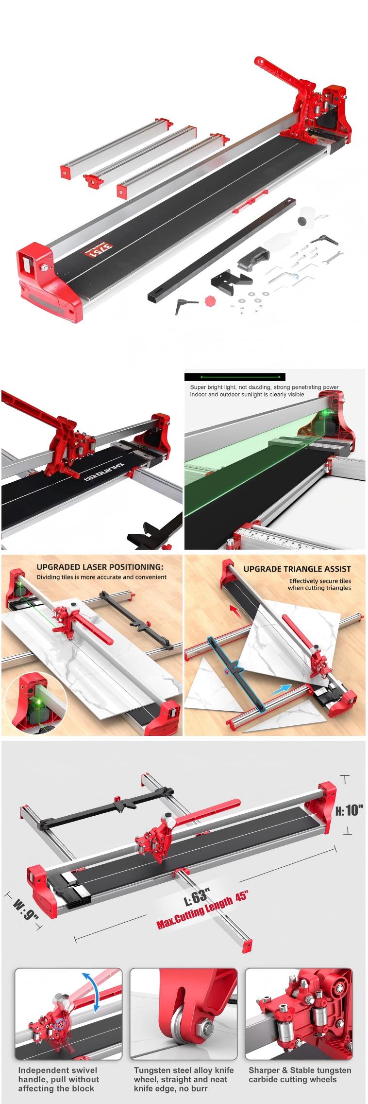 Shijing 800mm Manual Tile Cutter Aluminum Alloy Hand Push Knife Floor Ceramic Porcelain Cutting Machine - Buy Portable Manual Tile Cutter 1000mm Hand Push Knife For Ceramic Porcelain Granite Marble Floor
