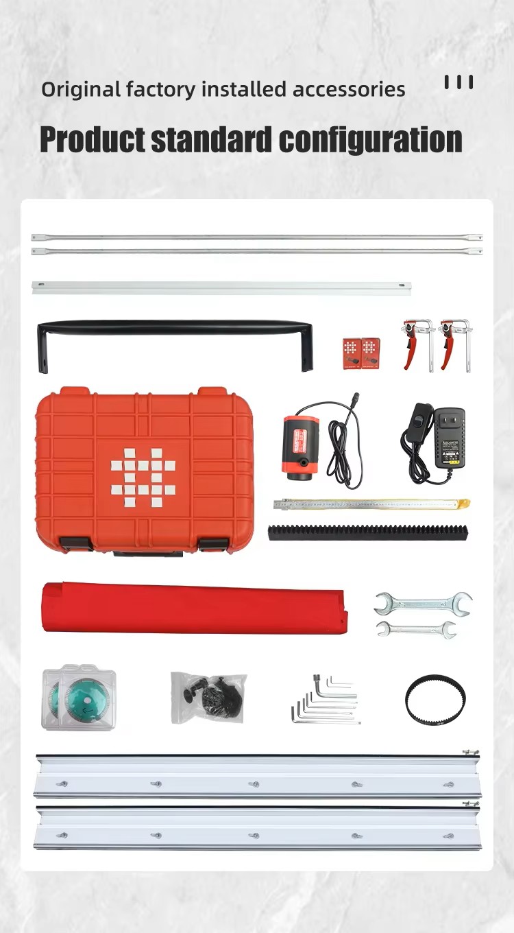 Shijing 9510-3200mm Portable 45 Degree Tile Marble Granite Stone Cutting Machine Electric Tile Cutter Wet Saw Stone Machinery